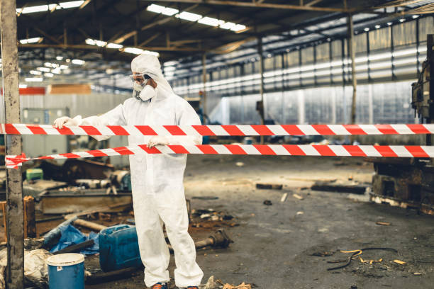 Professional Crime Scene Cleanup technician working in Fowler, IN